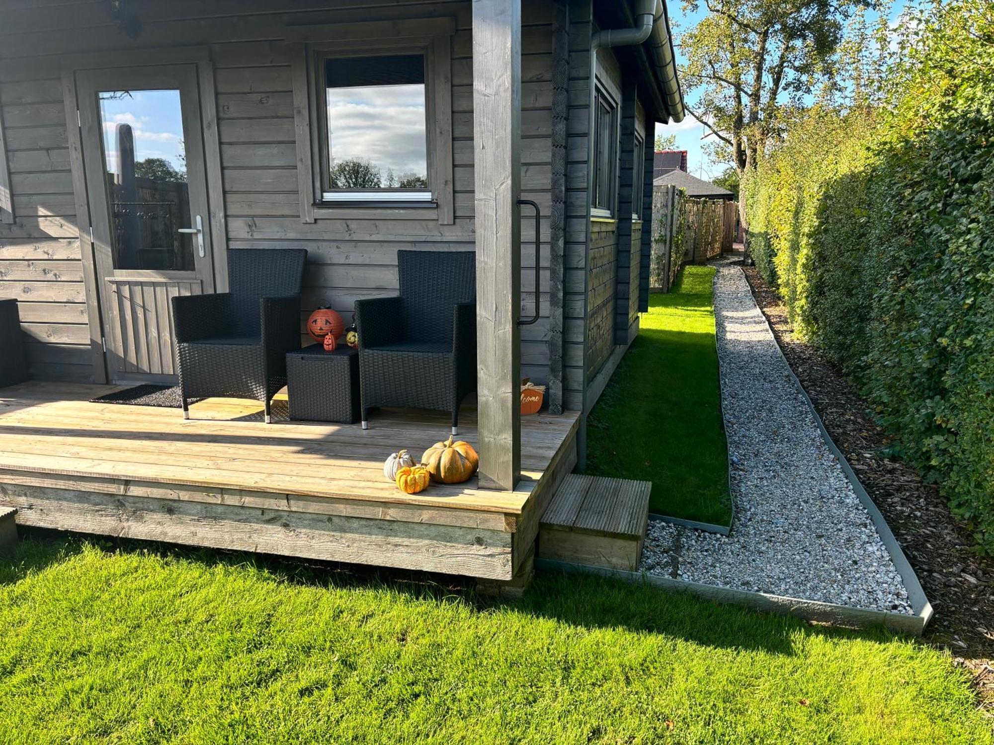 Chalet In Het Groen Met Airco Drachtstercompagnie Exteriör bild