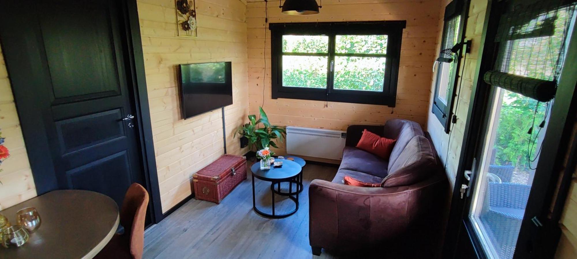 Chalet In Het Groen Met Airco Drachtstercompagnie Exteriör bild